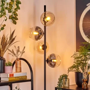 hofstein Koyoto Lampadaire 31 cm Ambre, Clair, Fumé, 4 lumières* Lampes Modernes