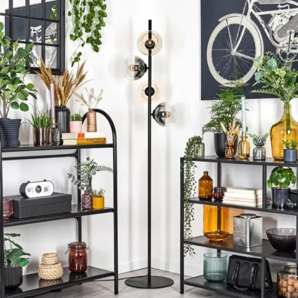 hofstein Koyoto Lampadaire 31 cm Ambre, Clair, Fumé, 4 lumières* Lampes Modernes