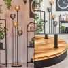 hofstein Koyoto Lampadaire 30 cm Bois clair, Noir, 4 lumières* Lampes Modernes