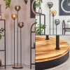 hofstein Koyoto Lampadaire 30 cm Bois clair, Noir, 3 lumières* Lampes Modernes