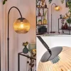 hofstein Koyoto Lampadaire Chrome, Noir, 1 lumière* Lampes Modernes