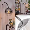 hofstein Koyoto Lampadaire Chrome, Noir, 1 lumière* Lampes Modernes