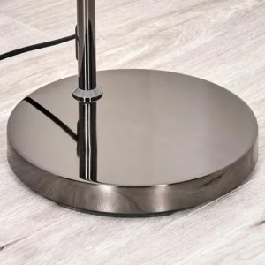 hofstein Koyoto Lampadaire Chrome, Noir, 1 lumière* Lampes Modernes