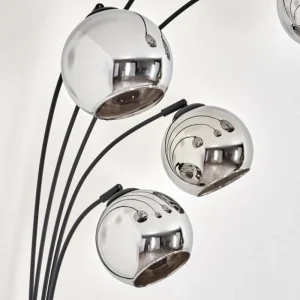 hofstein Koyoto Lampadaire Chrome, 5 lumières* Lampes En Verre