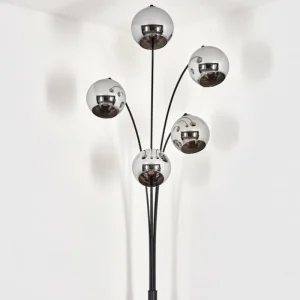 hofstein Koyoto Lampadaire Chrome, 5 lumières* Lampes En Verre