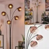 hofstein Koyoto Lampadaire Clair, Cuivré, 5 lumières* Lampes En Verre
