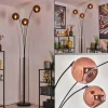 hofstein Koyoto Lampadaire Noir, 3 lumières* Lampes En Verre