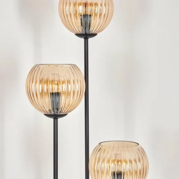 hofstein Koyoto Lampadaire Noir, 3 lumières* Lampes Modernes