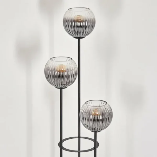 hofstein Koyoto Lampadaire Noir, 3 lumières* Lampes Modernes