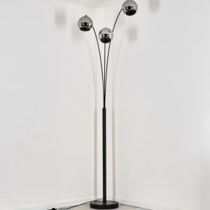 hofstein Koyoto Lampadaire Noir, 3 lumières* Lampes En Verre