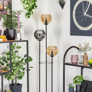 hofstein Koyoto Lampadaire Noir, 3 lumières* Lampes Modernes