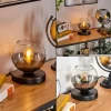 hofstein Koyoto Lampe à poser 15 cm Clair, Fumé, 1 lumière* Lampes Modernes