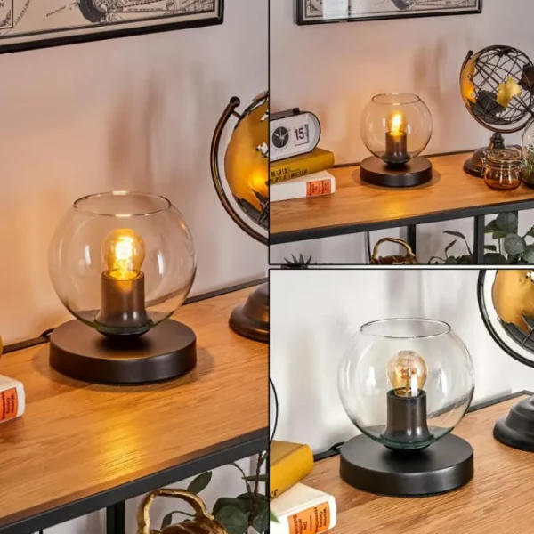 hofstein Koyoto Lampe à poser 15 cm Clair, 1 lumière* Lampes En Verre