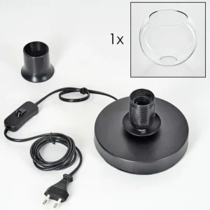 hofstein Koyoto Lampe à poser 15 cm Clair, 1 lumière* Lampes En Verre