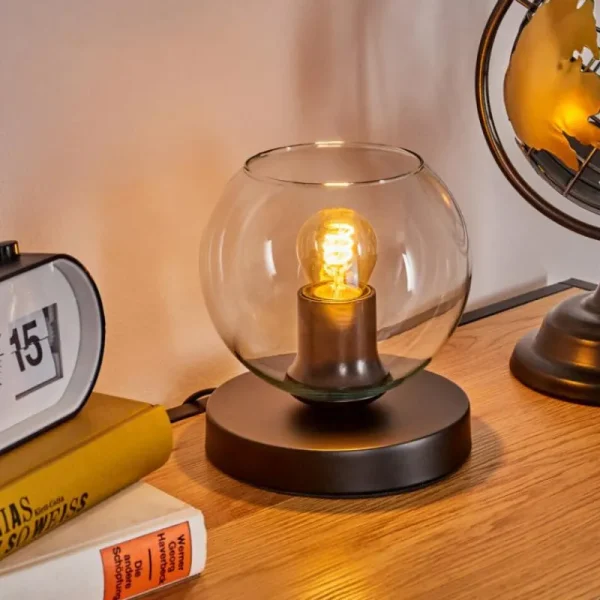 hofstein Koyoto Lampe à poser 15 cm Clair, 1 lumière* Lampes En Verre