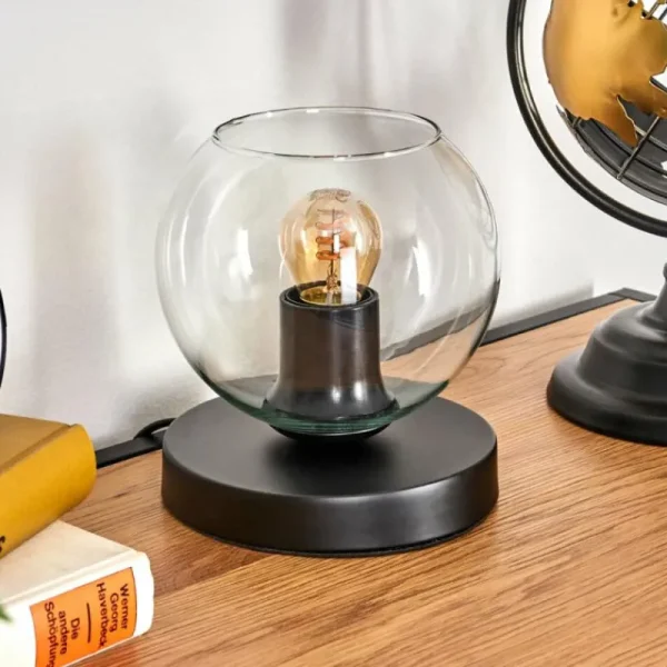 hofstein Koyoto Lampe à poser 15 cm Clair, 1 lumière* Lampes En Verre