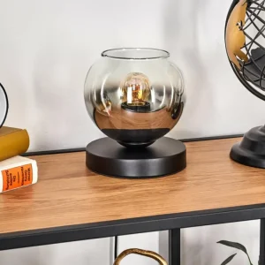 hofstein Koyoto Lampe à poser 15 cm Noir, 1 lumière* Lampes En Verre