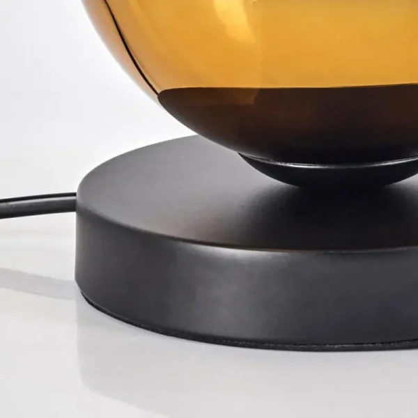 hofstein Koyoto Lampe à poser 15 cm Noir, 1 lumière* Lampes En Verre