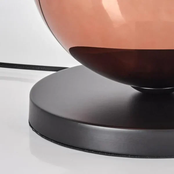 hofstein Koyoto Lampe à poser 25 cm Noir, 1 lumière* Lampes En Verre