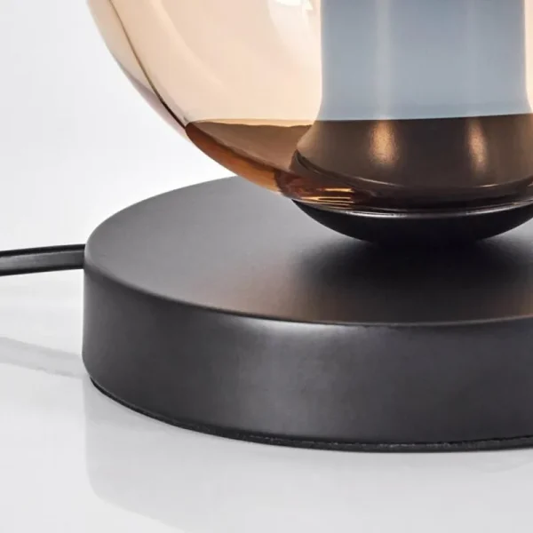 hofstein Koyoto Lampe à poser 15 cm Noir, 1 lumière* Lampes En Verre