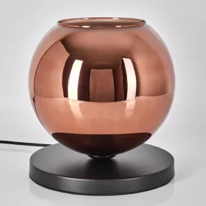 hofstein Koyoto Lampe à poser 25 cm Noir, 1 lumière* Lampes En Verre