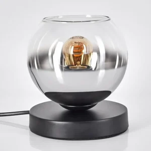 hofstein Koyoto Lampe à poser 15 cm Noir, 1 lumière* Lampes En Verre