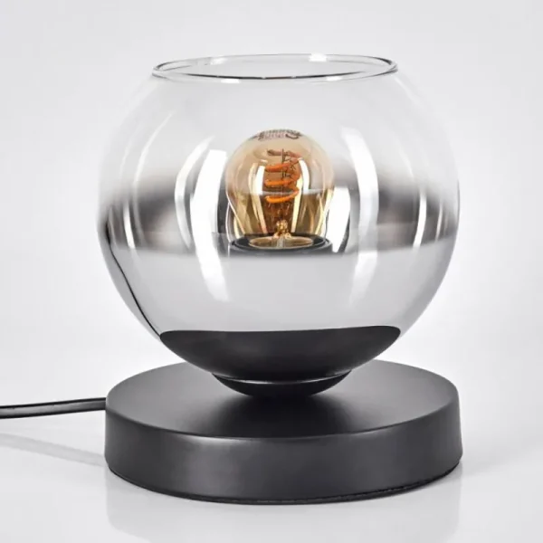 hofstein Koyoto Lampe à poser 15 cm Noir, 1 lumière* Lampes En Verre
