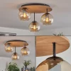 hofstein Koyoto Plafonnier, Boule lumineuse Écru, Noir, 3 lumières* Lampes Modernes