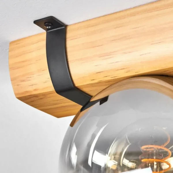 hofstein Koyoto Plafonnier, Boule lumineuse Écru, Noir, 2 lumières* Lampes Modernes