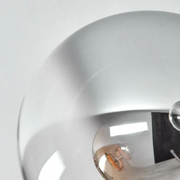 hofstein Koyoto Plafonnier, Boule lumineuse 80 cm Clair, Fumé, 6 lumières* Lampes Modernes