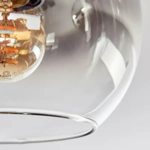 hofstein Koyoto Plafonnier, Boule lumineuse 40 cm Écru, Noir, 3 lumières* Lampes Modernes