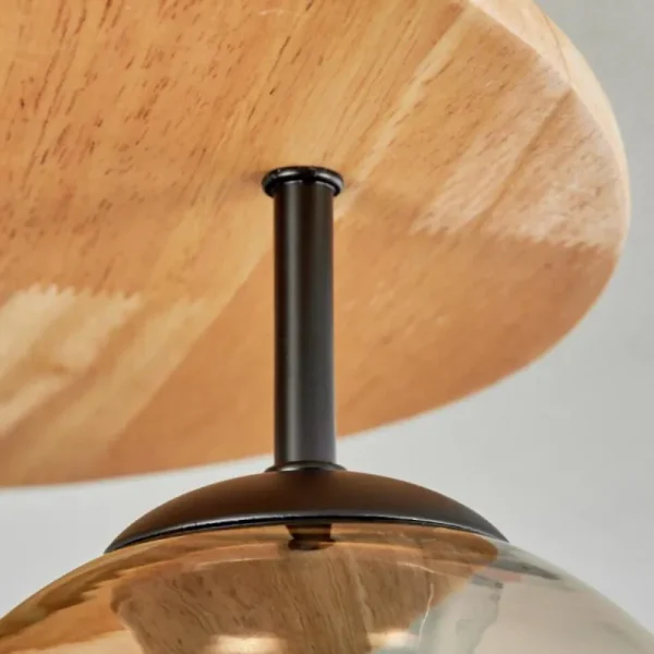 hofstein Koyoto Plafonnier, Boule lumineuse 40 cm Écru, Noir, 3 lumières* Lampes Modernes