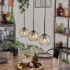 hofstein Koyoto Suspension Ambre, Clair, 3 lumières* Lampes En Verre