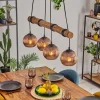 hofstein Koyoto Suspension, Boule lumineuse, Suspension Écru, Noir, 4 lumières* Lampes Modernes