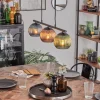 hofstein Koyoto Suspension, Boule lumineuse, Suspension Bleu, Vert, Cuivré, 3 lumières* Lampes Modernes