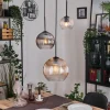 hofstein Koyoto Suspension, Boule lumineuse, Suspension Noir, 3 lumières* Lampes Modernes