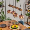 hofstein Koyoto Suspension, Boule lumineuse, Suspension Écru, Noir, 4 lumières* Lampes Modernes