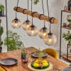 hofstein Koyoto Suspension, Boule lumineuse, Suspension Écru, Noir, 5 lumières* Lampes Modernes