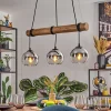 hofstein Koyoto Suspension, Boule lumineuse, Suspension Écru, Noir, 3 lumières* Lampes Modernes