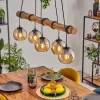 hofstein Koyoto Suspension, Boule lumineuse, Suspension Écru, Noir, 5 lumières* Lampes Modernes