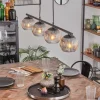 hofstein Koyoto Suspension, Boule lumineuse, Suspension Clair, Fumé, 4 lumières* Lampes Modernes