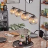 hofstein Koyoto Suspension, Boule lumineuse, Suspension Ambre, Clair, 4 lumières* Lampes Modernes