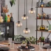 hofstein Koyoto Suspension, Boule lumineuse, Suspension 35 cm Clair, 4 lumières* Lampes Modernes