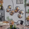 hofstein Koyoto Suspension, Boule lumineuse, Suspension Chrome, Fumé, 8 lumières* Lampes Modernes
