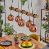 hofstein Koyoto Suspension, Boule lumineuse, Suspension Écru, Noir, 5 lumières* Lampes Modernes