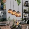hofstein Koyoto Suspension, Boule lumineuse, Suspension Cuivré, 3 lumières* Lampes Modernes