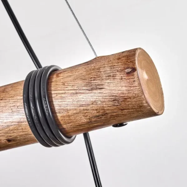 hofstein Koyoto Suspension, Boule lumineuse, Suspension Écru, Noir, 4 lumières* Lampes Modernes
