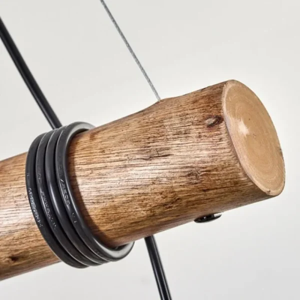 hofstein Koyoto Suspension, Boule lumineuse, Suspension Écru, Noir, 4 lumières* Lampes Modernes