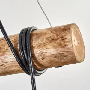 hofstein Koyoto Suspension, Boule lumineuse, Suspension Écru, Noir, 5 lumières* Lampes Modernes