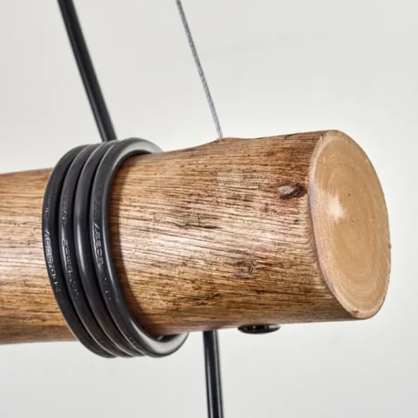 hofstein Koyoto Suspension, Boule lumineuse, Suspension Écru, Noir, 4 lumières* Lampes Modernes